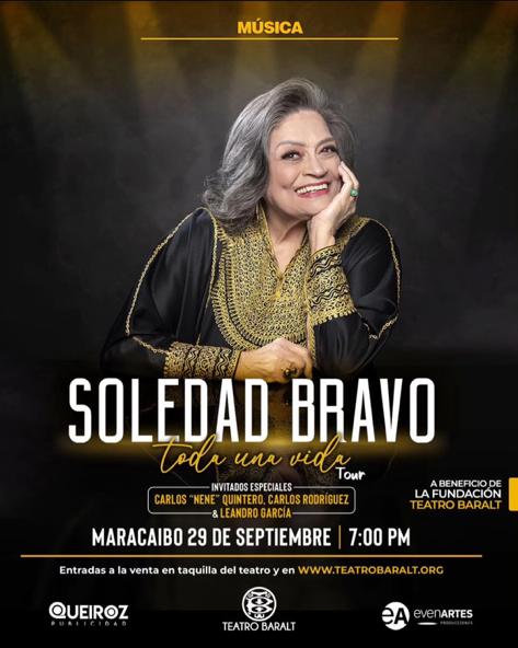 Soledad Bravo en concierto.
